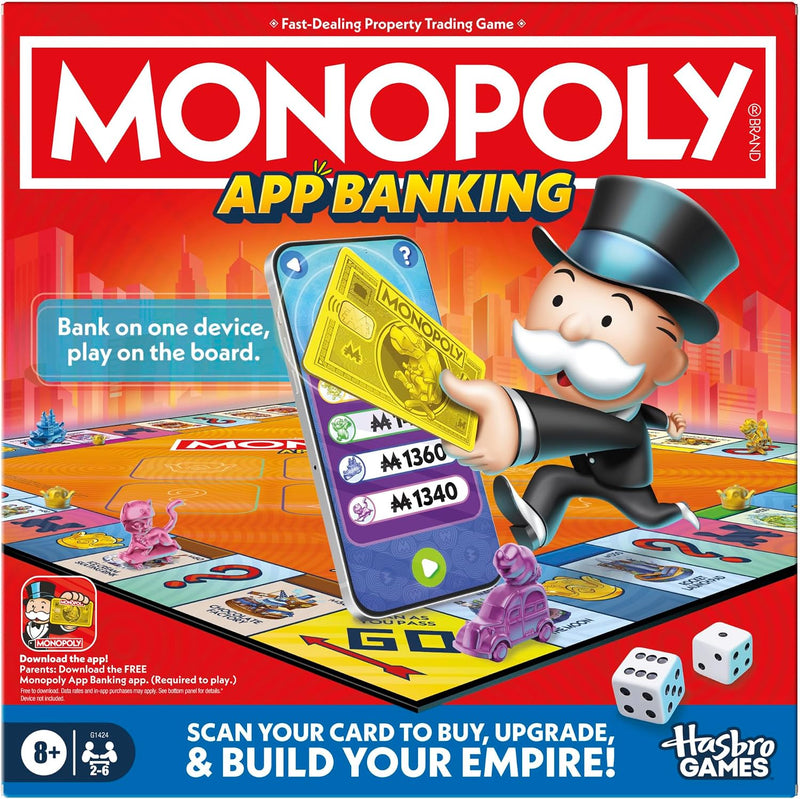 Monopoly App Banking Brettspiel - Englische Fassung
