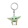 Funko Keychain Grogu with Snack